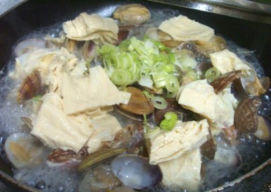 湯葉とあさり