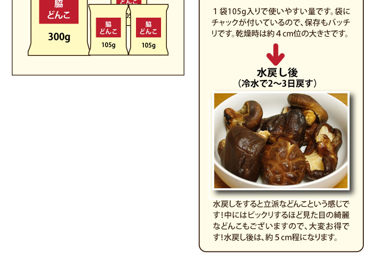 武州屋・新春福袋2019・脇どんこ615gを5000円で♪